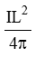 A wire of length L metre carrying a current I ampere is bent in the form of a circle. Its magnitude of magnetic moment will be -