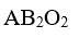 Structure of a mixed oxide is cubic close packed (ccp). The cubic unit cell of mixed oxide is composed of oxide ions. One fourth of the tetrahedral voids are occupied by divalent metal A and the octahedral voids are occupied by a monovalent metal B. The formula of the oxide is