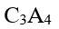 A compound is formed by cation C and anion A. The anions form hexagonal close packed (hcp) lattice and the cations occupy 75% of octahedral voids. The formula of the compound is