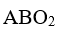 Structure of a mixed oxide is cubic close packed (ccp). The cubic unit cell of mixed oxide is composed of oxide ions. One fourth of the tetrahedral voids are occupied by divalent metal A and the octahedral voids are occupied by a monovalent metal B. The formula of the oxide is