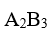 In cube of any crystal A-atom placed at every corners and B-atom placed at every centre of face. The formula of compound is