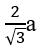 If a is the length of the side of a cube, the distance between the body-centred atom and one corner atom in the cube will be