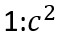 The ratio of contributions made by the electric field and magnetic field components to the intensity of an electromagnetic wave is: (c = speed of electromagnetic waves)