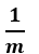 When an α-particle of mass 'm' moving with velocity 'v' bombards on a heavy nucleus of charge 'Ze', its distance of closest approach from the nucleus depends on m as: