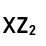 A solid is made of two elements X and Z. The atoms Z are in ccp arrangement while the atoms X occupy all the tetrahedral sites. What is the formula of the compound?