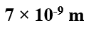 What is the radius of iodine atom (At. no. 53, mass no. 126)