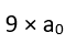 If the radius of the first Bohr's orbit is as, then the radius of the third orbit would be.