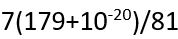 The sum of first 20 terms of the sequence 0.7, 0.77, 0.777..... is