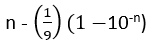 The sum of 0.2 + 0.22 + 0.222 + ……. To n terms is equal to