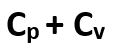 The increase in internal energy of a gas per unit mass per unit rise in temp. is equal to