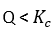 The reaction quotient (Q) for the reaction