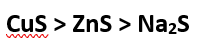 Identify the correct order of solubility in aqueous medium: