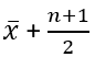 The mean of n terms is x ̅. If the first term is increased by 1, second by 2 and so on, then the new mean is