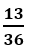 Two dice are thrown together. Then, the probability that the sum of numbers appearing on them is a prime number,