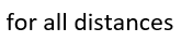 For what order of distance is Coulomb's law true?