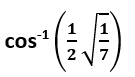 The angle between two planes 2x-y+z = 6 and x+2y+3z=3 is