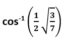 The angle between two planes 2x-y+z = 6 and x+2y+3z=3 is