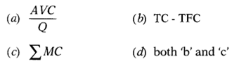 MCQ ON CONCEPTS OF COST AND REVENUE