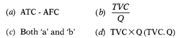 MCQ ON CONCEPTS OF COST AND REVENUE