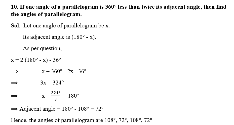 QUADRILATERALS CLASS 9