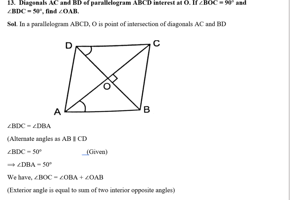 QUADRILATERALS CLASS 9