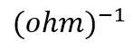 The conductance can't be expressed in