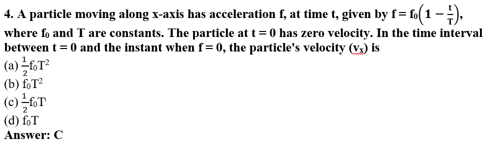 MOTION IN ONE DIMENSION IIT JEE QUESTIONS