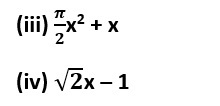 POLYNOMIALS CLASS 9