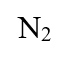 The chemical symbol for nitrogen gas is: