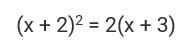 Which one of the following is not a quadratic equation?