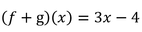 Let f:R→R be defined,respectively by f(x)=x+1and g(x)=2x-3. Then
