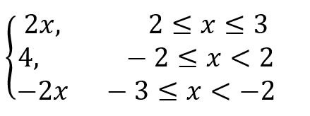 The simplified from of f(x)=|x-2|+|x+2|,-3≤x≤3 is