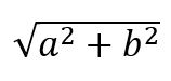 The distance between the point (acosθ + bcosθ, 0) and (0, asinθ - bcosθ) is
