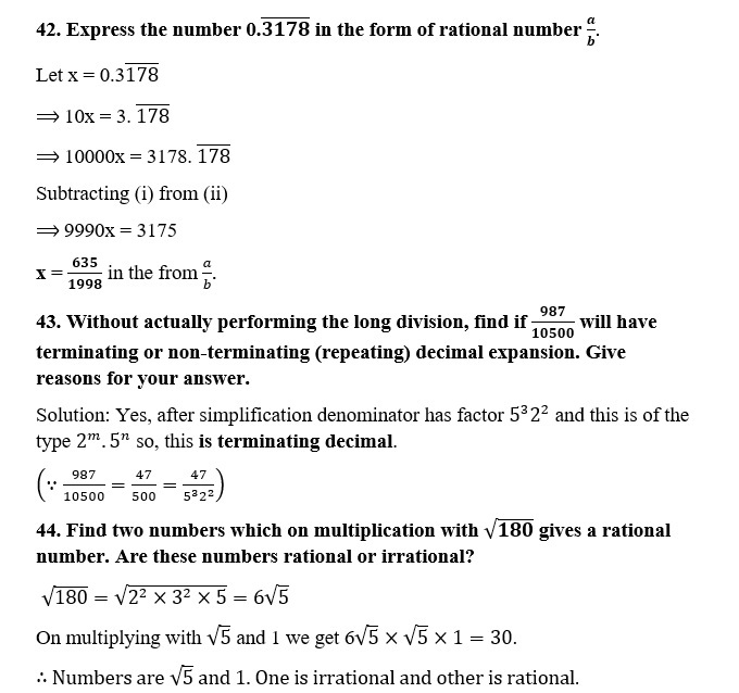 REAL NUMBERS CBSE CLASS 10