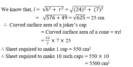 SURFACE AREA AND VOLUME CLASS 10 ICSE