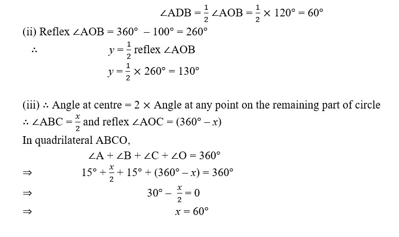 CIRCLE CLASS 10 ICSE NOTES