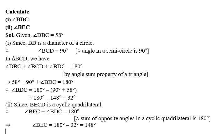 CIRCLE CLASS 10 ICSE NOTES