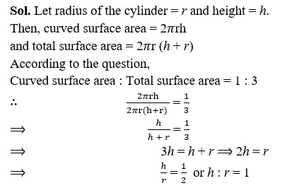 SURFACE AREA AND VOLUME CLASS 10 ICSE