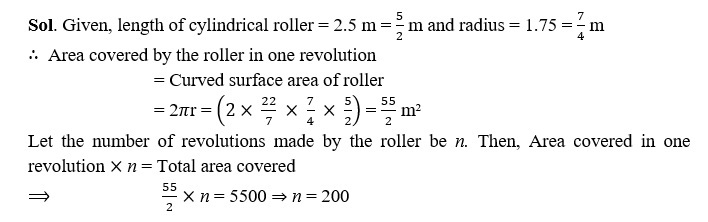 SURFACE AREA AND VOLUME CLASS 10 ICSE