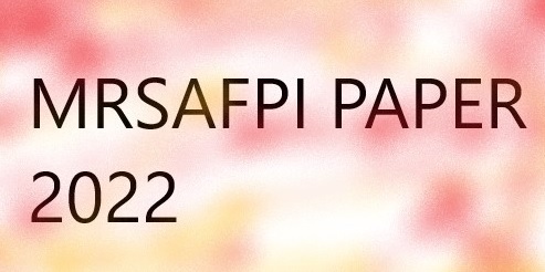 MRSAFPI PAPER 2022 WITH ANSWER