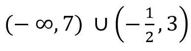 Solution of (2x + 1)(x - 3)(x + 7) < 0 is