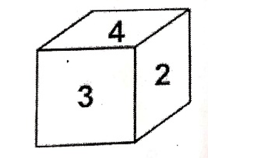 The following figure is folded to form a cube. Which representation of the cube in the given option is correct one?