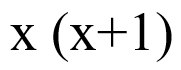 If x is a prime number, then find LCM of x and (x+1).